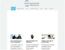 Tablet Screenshot of isi-services.com